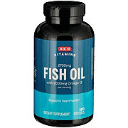 H-E-B Vitamins 2700 mg Fish Oil Lemon Capsule Softgels