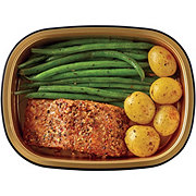 Meal Simple by H-E-B Steakhouse-Seasoned Salmon, Green Beans & Potatoes