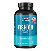 H-E-B Vitamins Fish Oil 1,000mg Omega-3 Softgels - Texas-Size Pack