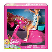 Barbie Fashion Doll & Scooter Playset