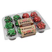 H-E-B Bakery Christmas Mini Chocolate Cupcakes