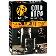 CAFE Olé by H-E-B Cold Brew Coffee Packs - Taste of San Antonio