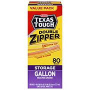  Ziploc Double Zipper Storage Bag, 2 Gallon Jumbo, 12