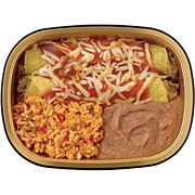 Meal Simple by H-E-B Brisket Enchiladas, Mexican Rice & Refried Beans