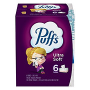 Puffs Ultra Soft & Strong Facial Tissues 6 pk