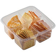 Meal Simple by H-E-B Snack Tray - Ham, Cheese & Wheat Crisps
