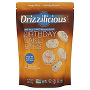 Drizzilicious Mini Rice Cakes - Birthday Cake Bites