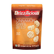 Drizzilicious Cinnamon Swirl Drizzled Mini Rice Cake Bites