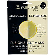 The Crème Shop Charcoal Lemon Fusion Sheet Mask