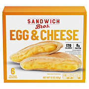 Sandwich Bros. Egg & Cheese Flatbread Pocket Frozen Sandwiches