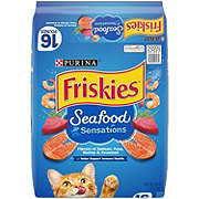 Friskies Purina Friskies Dry Cat Food, Seafood Sensations
