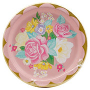 Creative Converting 8" Paper Plates - Floral Tea Party