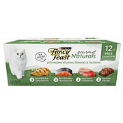 Fancy Feast Purina Fancy Feast Grain Free Wet Cat Food Pate Variety Pack Gourmet Naturals–Beef, Chicken, Salmon, Trout and Tuna