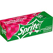 Sprite Winter Spiced Cranberry Soda 12 oz Cans