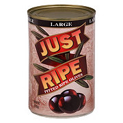 Just Ripe Large Ripe Pitted Black Olives