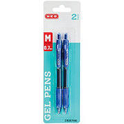 H-E-B 0.7mm Retractable Gel Pens - Blue Ink
