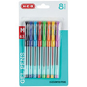 H-E-B 0.7mm Fashion Gel Pens - Assorted Ink