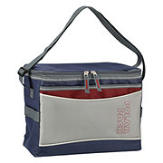 Polar Pack Insulated 12 Can Cooler Navy Charcoal