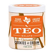 Tèo Caramel Cookies & Cream Gelato, 1 pt