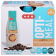 H-E-B Opti-Meal 10g Protein Shake - Cafeccino Cappuccino