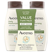 Aveeno Daily Moisturizing Body Wash - Lightly Scented, 2 Pk