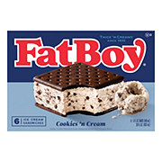 FatBoy Cookies 'n Cream Ice Cream Sandwiches