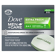 Dove Men+Care Bar 3 in 1 Cleanser for Body, Face, and Shaving Extra Fresh