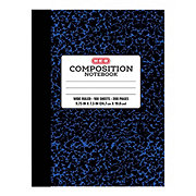 H-E-B Wide Ruled Composition Notebook - Blue