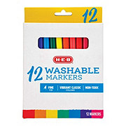 H-E-B Classic Washable Fine Tip Markers