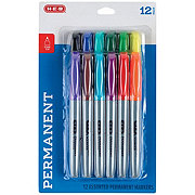H-E-B Fine Tip Permanent Markers - Assorted Ink