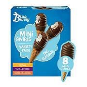 Blue Bunny Mini Swirls The Classics Ice Cream Cone Variety Pack