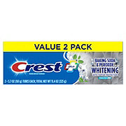 Crest Baking Soda & Peroxide Fresh Mint Whitening Toothpaste, 2 Pk