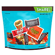 Hershey's Reese's & Kit Kat Miniature Size Chocolate Candy Bars - Share Pack