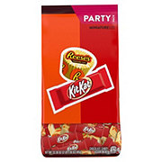 Kit Kat & Reese's Assorted Miniature Size Candy - Party Pack