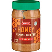 H-E-B Creamy Almond Butter - Honey