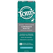 Tom's of Maine Luminous White Anticavity Toothpaste - Clean Mint