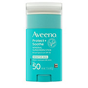 Aveeno Positively Mineral Sensitive Skin Sunscreen Stick Broad Spectrum SPF 50