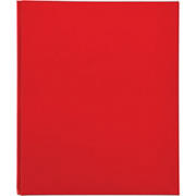 H-E-B Laminated Pocket Folder with Prongs - Red, Each