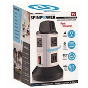 Bell + Howell Spin Power Charging Station with Surge Protectin