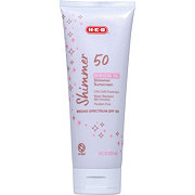 H-E-B Shimmer Oxybenzone Free Sunscreen Lotion – SPF 50