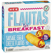 H-E-B Frozen Breakfast Flautas - Sausage, Egg & Cheese