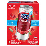 Ocean Spray Sparkling Cranberry Juice Cocktail 11.5 oz Cans