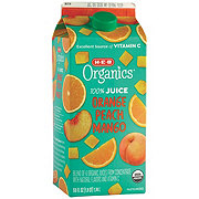H-E-B Organics Orange Peach Mango Juice