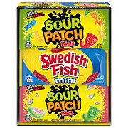 Mondelez International Inc. Swedish Fish Mini & Sour Patch Kids Candy Variety Pack, 2 oz.
