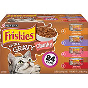 Friskies Purina Friskies Gravy Wet Cat Food Variety Pack, Extra Gravy Chunky