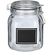 our goods Glass Jar with Chalk Label