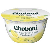 Chobani Less Sugar Fino Lemon Greek Yogurt 