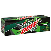Mountain Dew Zero Sugar Soda 12 oz Cans