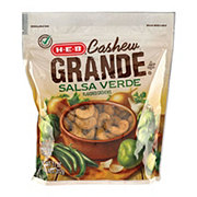 H-E-B Cashew Grande Roasted Whole Cashews - Salsa Verde