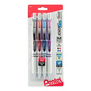 Pentel EnerGel Pearl 0.7mm Retractable Liquid Gel Pens - Assorted Ink